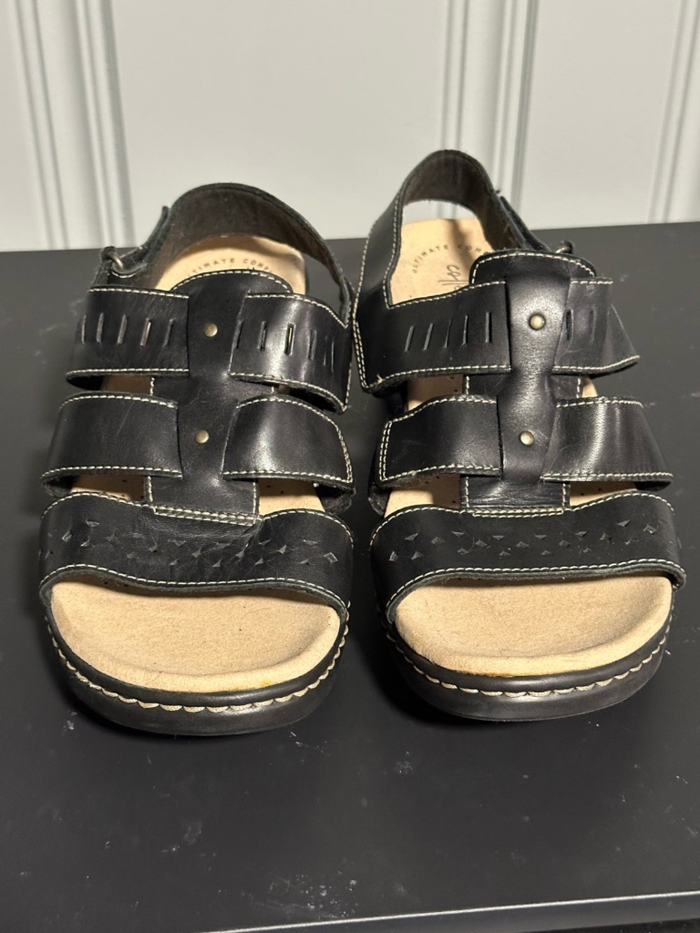 Clark’s Collection Lexi Qwin Sandals sz 10 womens